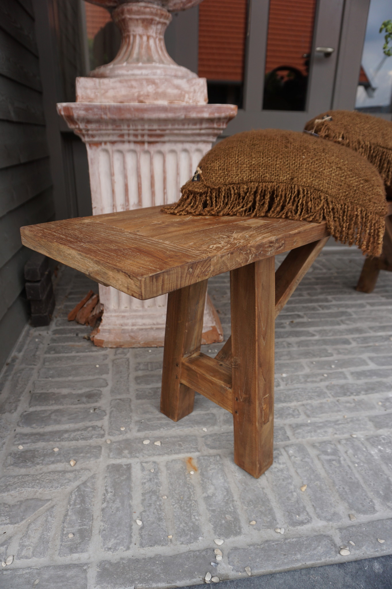 Rene Houtman Eetkamerbank Oud Hout L180 x B31 x H50 cm