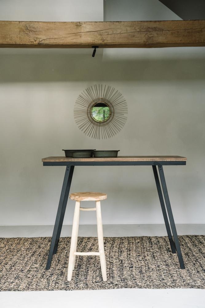 Bazar Bizar Visgraat Hoge Tafel - Naturel - 140 cm