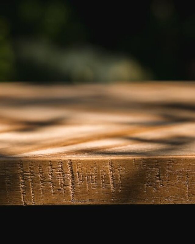 Bazar Bizar Visgraat Hoge Tafel - Naturel - 140 cm