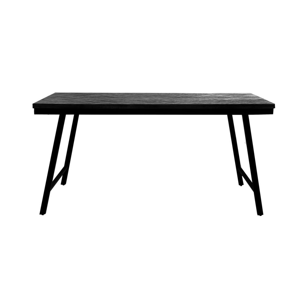 Bazar Bizar Visgraat Tafel - Zwart - 160 cm