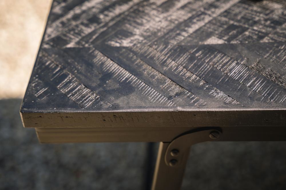 Bazar Bizar Visgraat Tafel - Zwart - 160 cm