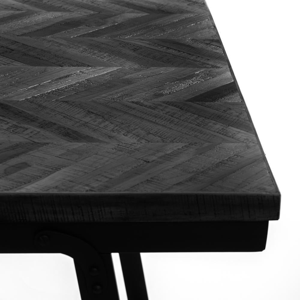Bazar Bizar Visgraat Tafel - Zwart - 200 cm