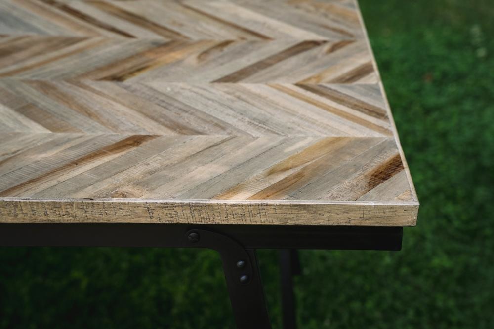 Bazar Bizar Visgraat Tafel - Naturel - 160 cm