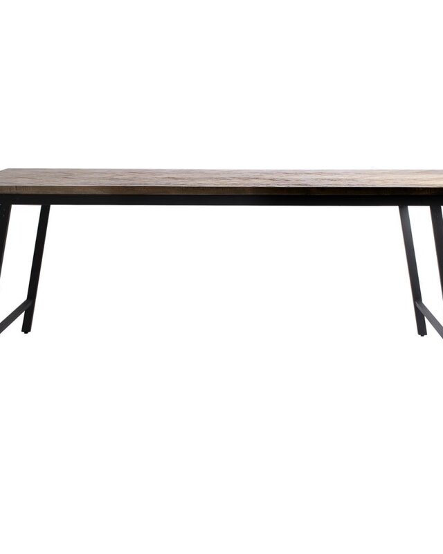 Bazar Bizar Visgraat Tafel - Naturel - 200 cm