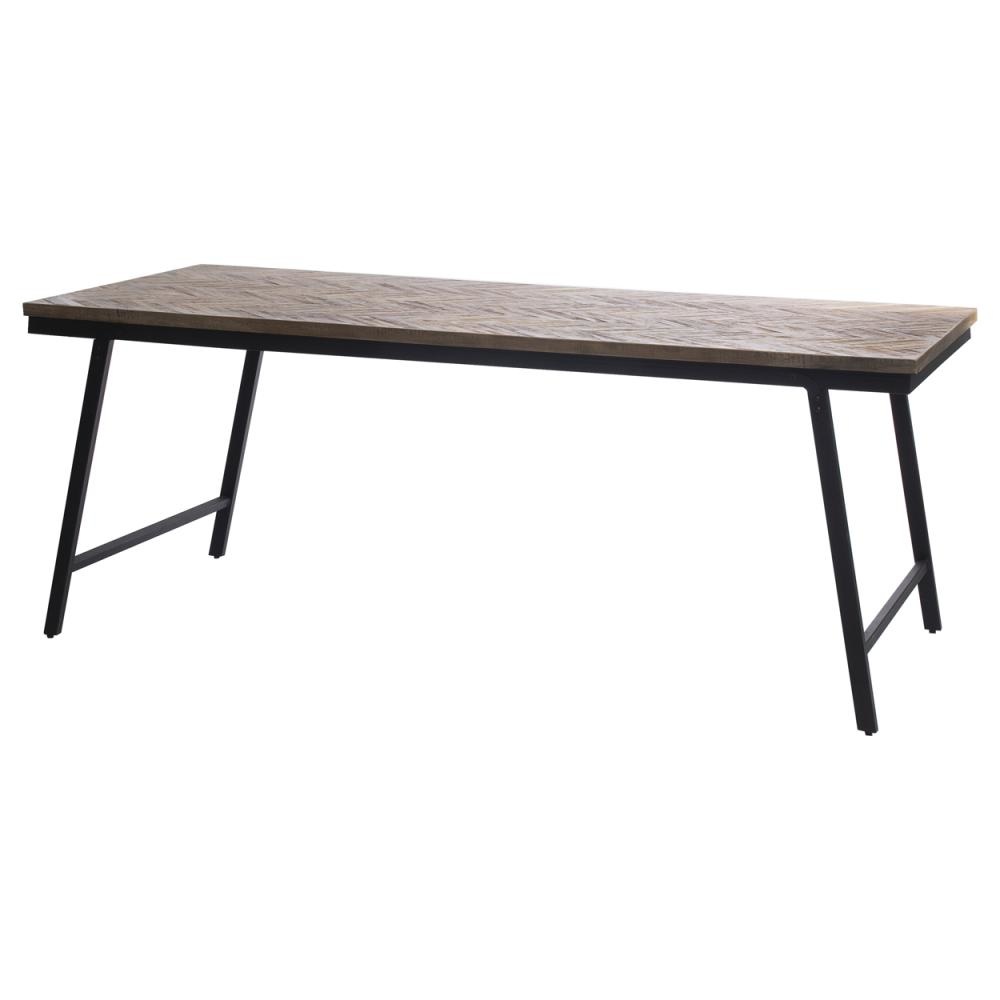 Bazar Bizar Visgraat Tafel - Naturel - 200 cm