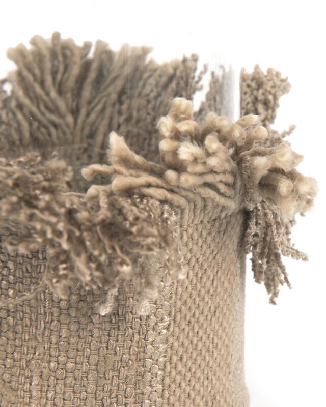 Bazar Bizar The Oh My Gee Kaars Houder - Concreet Velvet - L - Set van 2