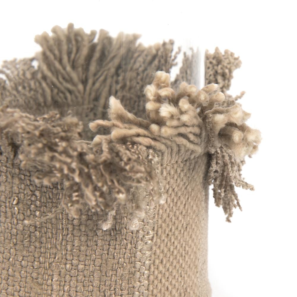 Bazar Bizar The Oh My Gee Kaars Houder - Concreet Velvet - L - Set van 2