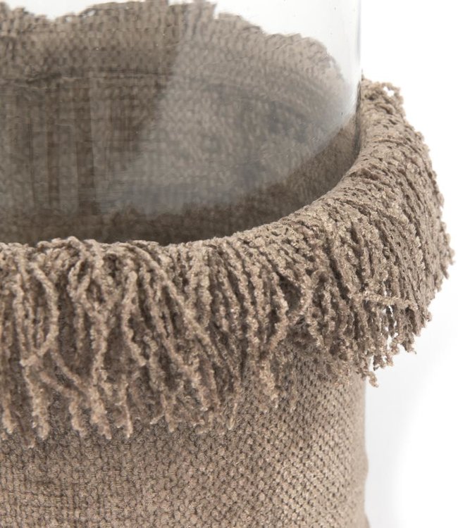 Bazar Bizar The Oh My Gee Kaars Houder - Concreet Velvet - XXL