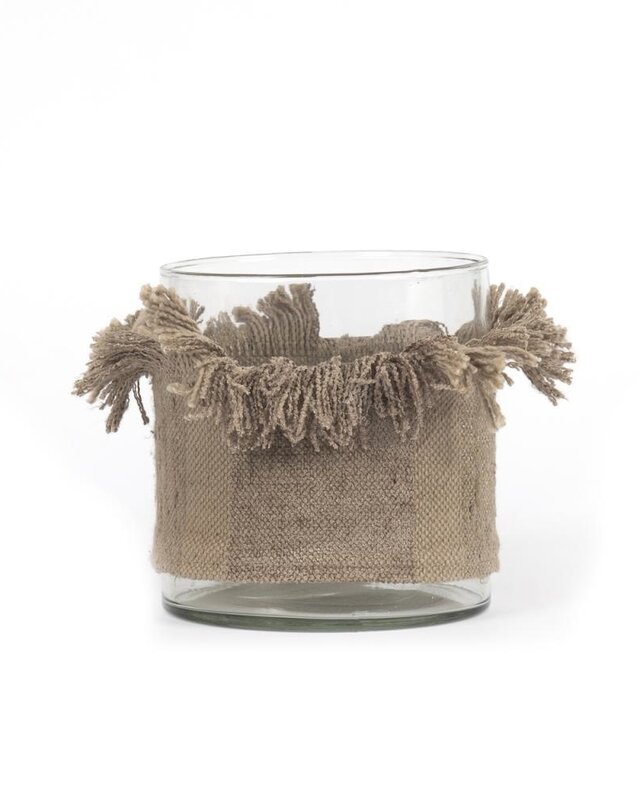 Bazar Bizar The Oh My Gee Kaars Houder - Concreet Velvet - XL