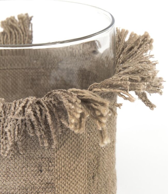 Bazar Bizar The Oh My Gee Kaars Houder - Concreet Velvet - XL