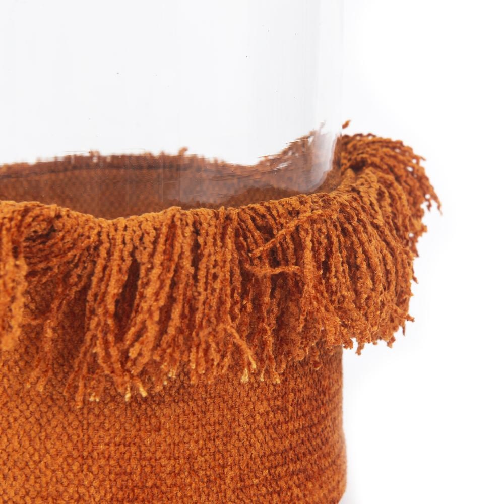 Bazar Bizar The Oh My Gee Kaars Houder - Roest Velvet - L - Set van 2