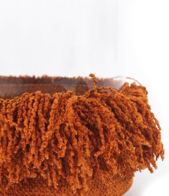 Bazar Bizar The Oh My Gee Kaars Houder - Roest Velvet - S - Set van 4