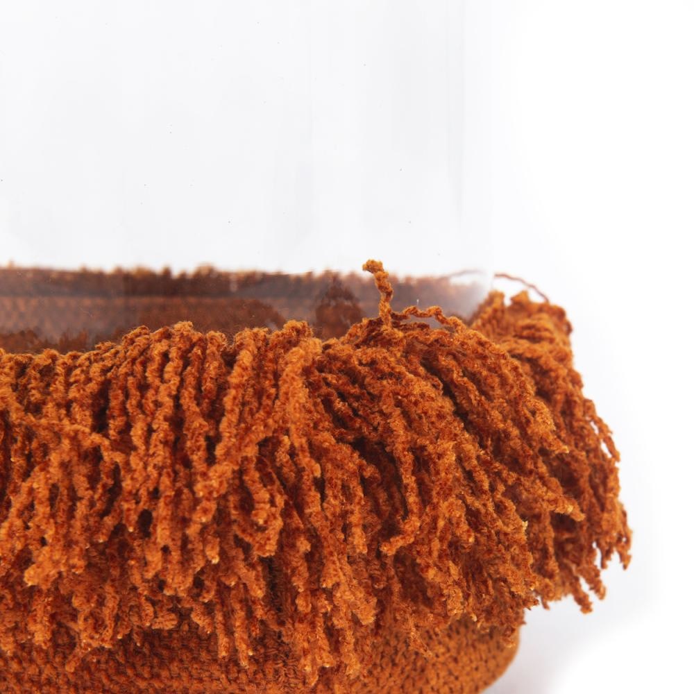 Bazar Bizar The Oh My Gee Kaars Houder - Roest Velvet - S - Set van 4