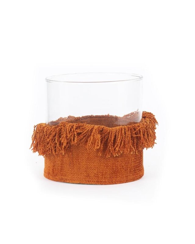 Bazar Bizar The Oh My Gee Kaars Houder - Roest Velvet - XL
