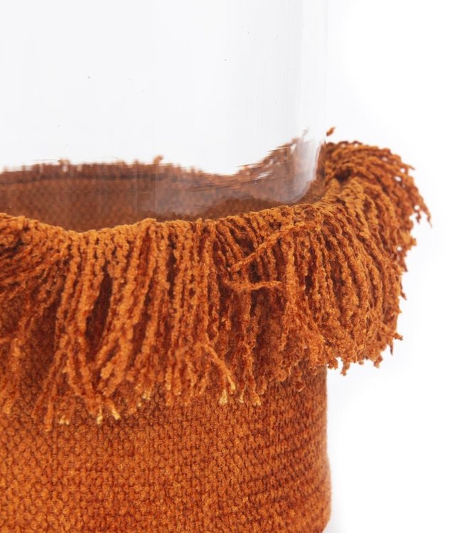 Bazar Bizar The Oh My Gee Kaars Houder - Roest Velvet - XXL