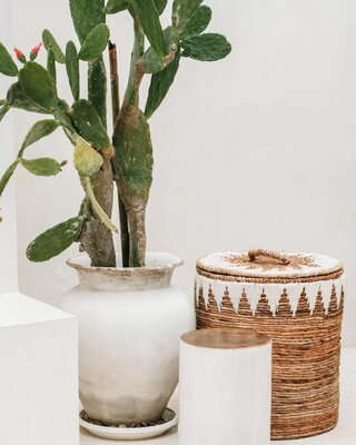 Bazar Bizar The Tribe Kruk - Naturel/Wit