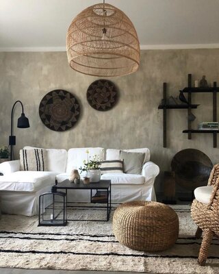 Bazar Bizar The Jasmine - Wanddecoratie - Bruin - L