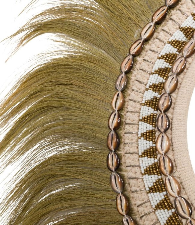 Bazar Bizar De Rayung Schelp Hoepel - Wanddecoratie