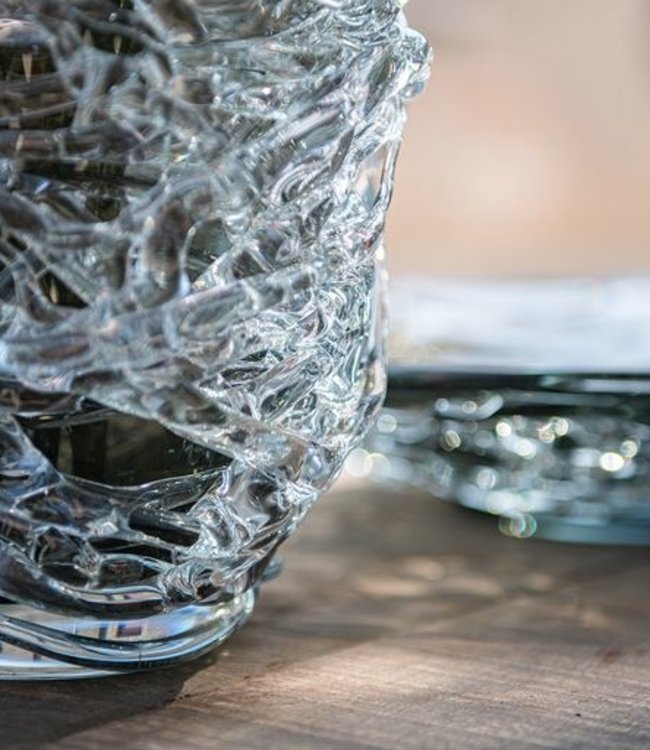 DutZ Vaas Nest | Grijs | H24 x D28 cm