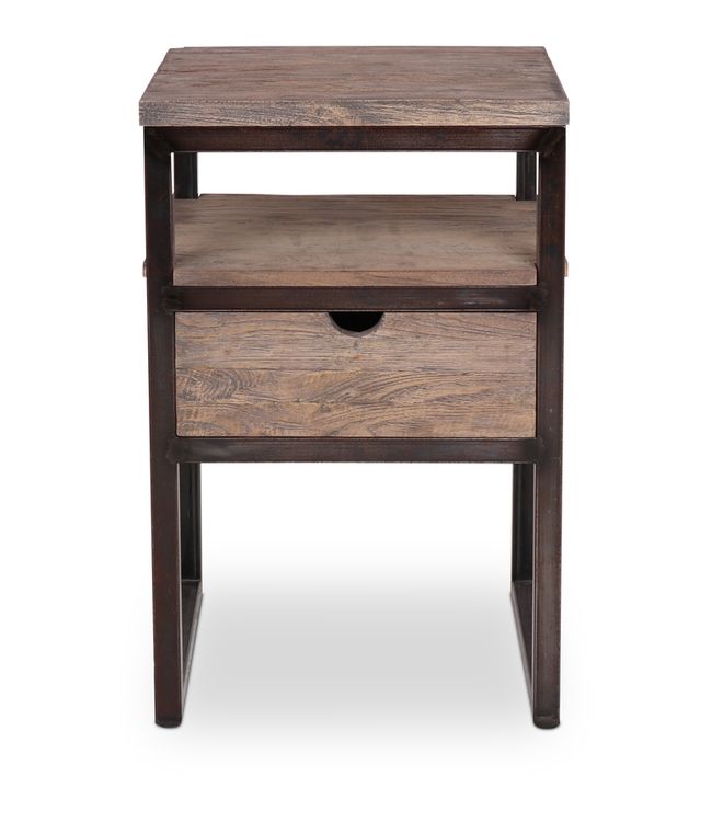 Rene Houtman Nachtkastje Thomas | Bruin | 46x41x71 cm