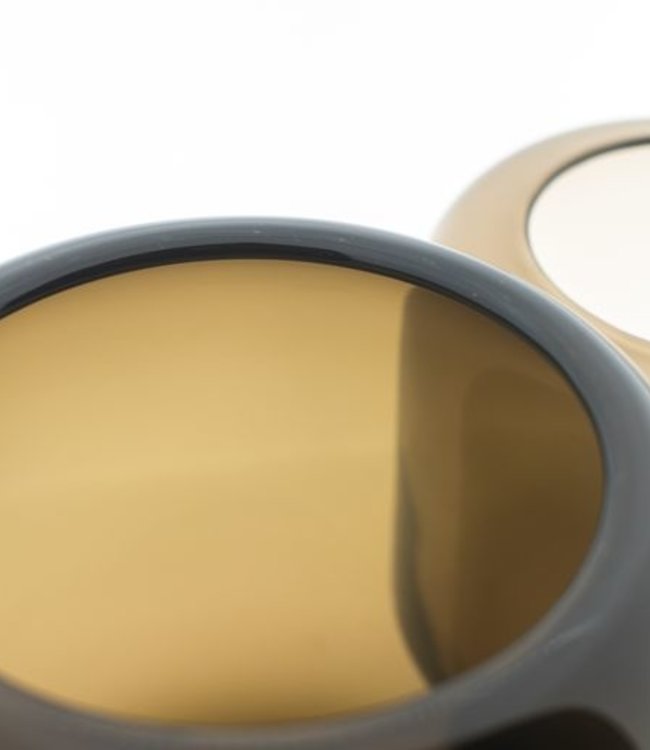 DutZ Vaas Mazurka | Rook Bruin | H21xD21 cm