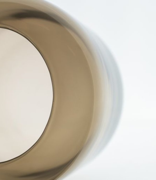 DutZ Vaas Mazurka | Rook Bruin | H21xD21 cm