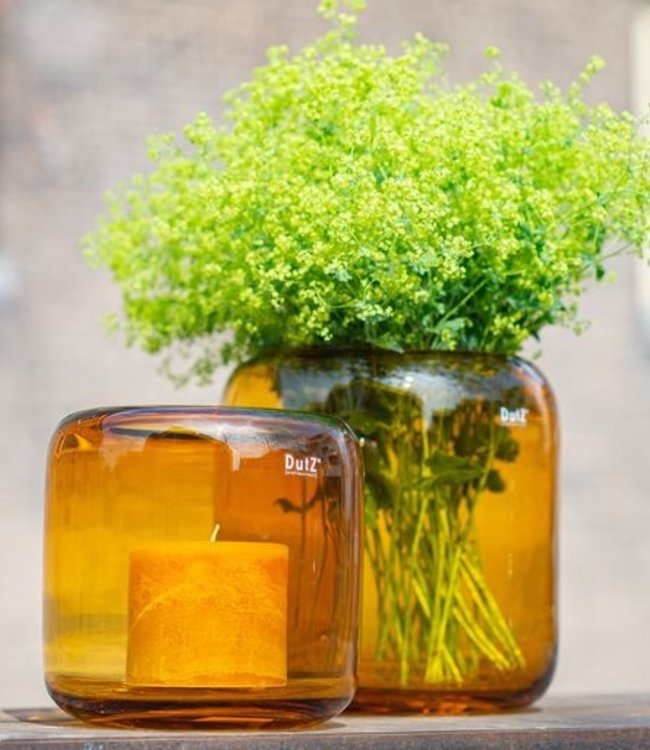 DutZ Vaas Mazurka | Amber | H26xD26 cm