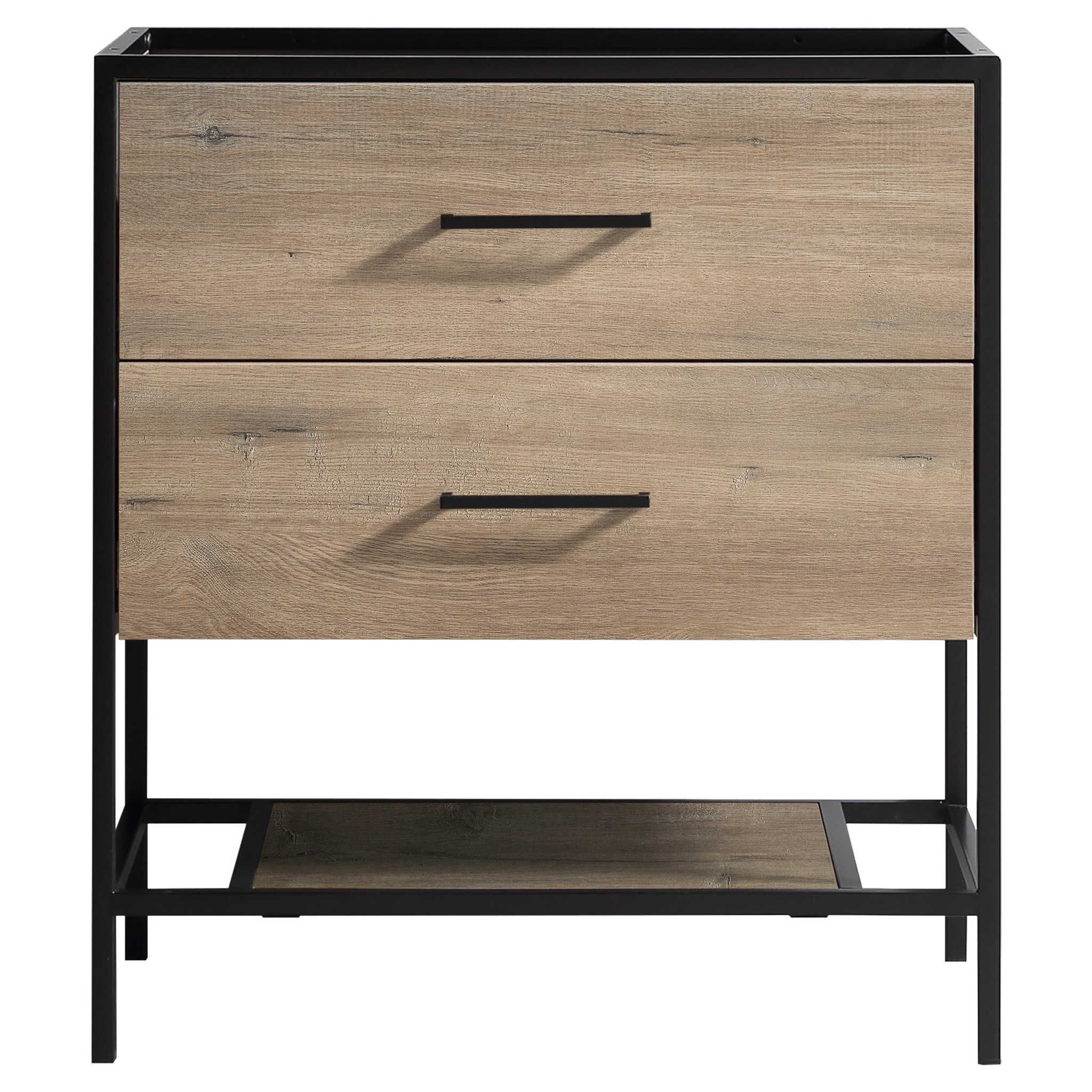 Rene Houtman Badkamermeubel Rustiq Industrieel H82 x B74 x D45.5 cm Licht Bruin