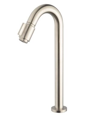 Rene Houtman Victoria Luxe Fonteinkraan XL | 1/2'' | Geborsteld Staal