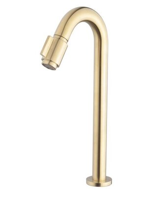Rene Houtman Victoria Luxe Fonteinkraan XL | 1/2'' | Geborsteld Messing