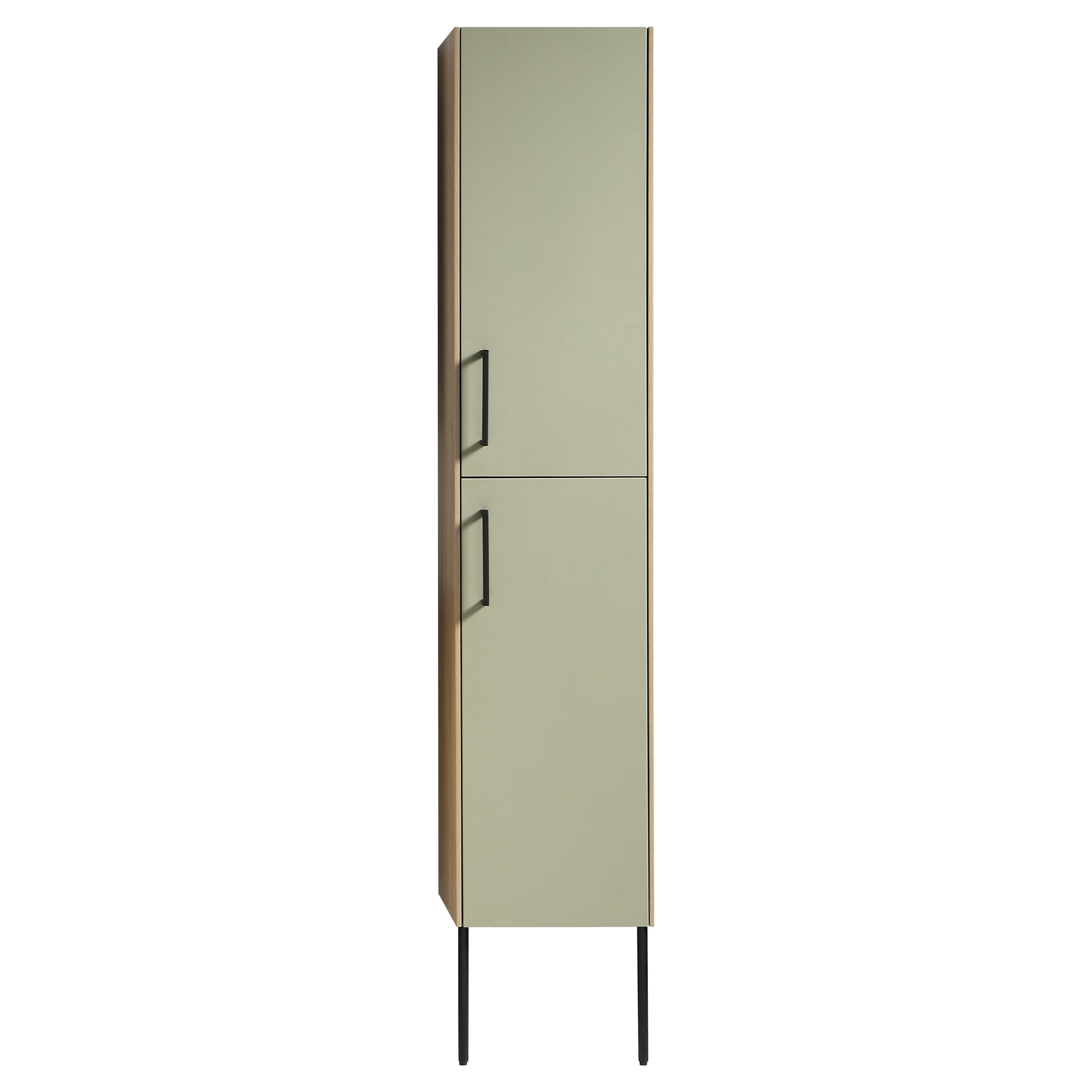 Rene Houtman Badkamermeubel Femke L61.5xD46.5xH85 cm Groen Mat 2 Lades