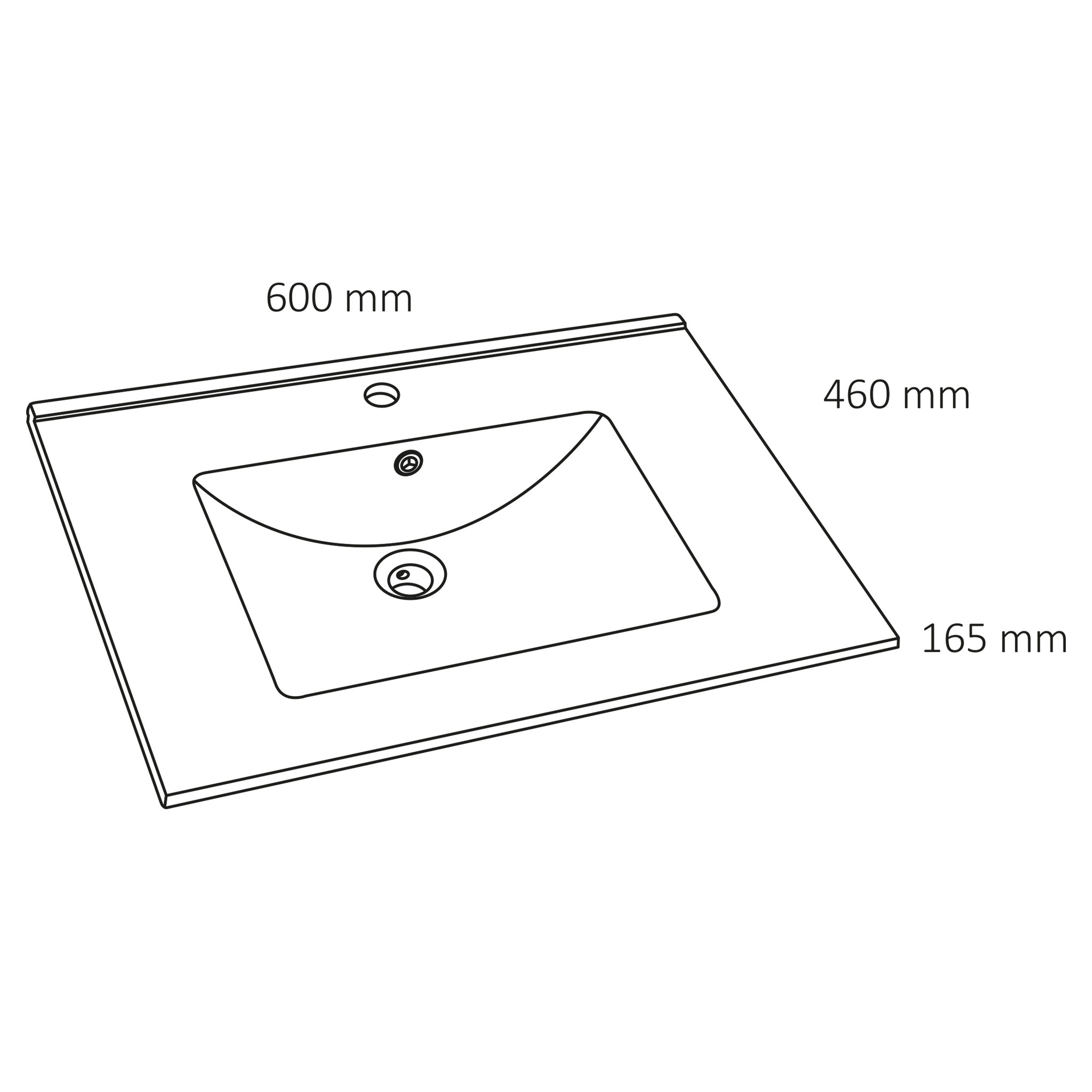 Rene Houtman Badkamermeubel Femke L61.5xD46.5xH85 cm Groen Mat 2 Lades