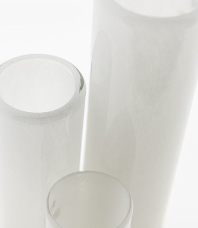 DutZ Cilinder Hoog | Wit | H40xD9 cm