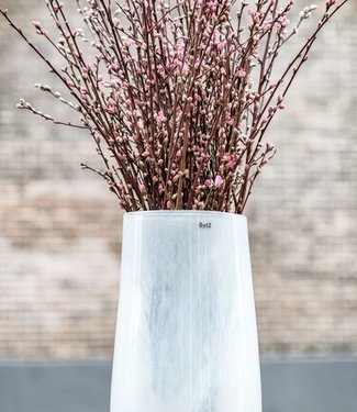 DutZ Vaas Robert | Wit | H27 x D10 cm