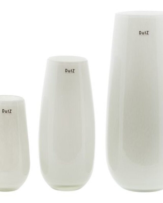 DutZ Vaas Robert | Wit | H27 x D10 cm