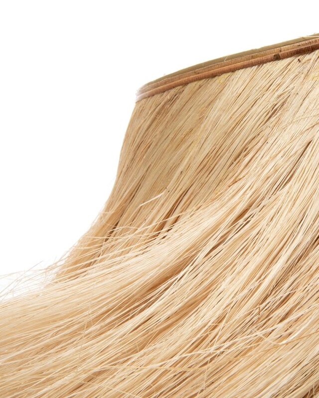 Bazar Bizar The Abaca Conical Tafellamp | Zwart/Naturel