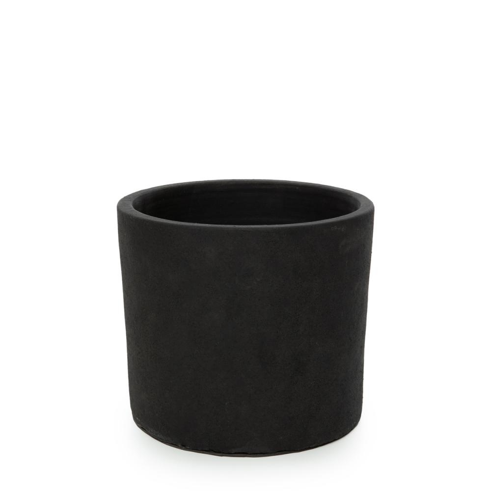 Bazar Bizar The Charcoal Low | Zwart/Naturel | H36 cm