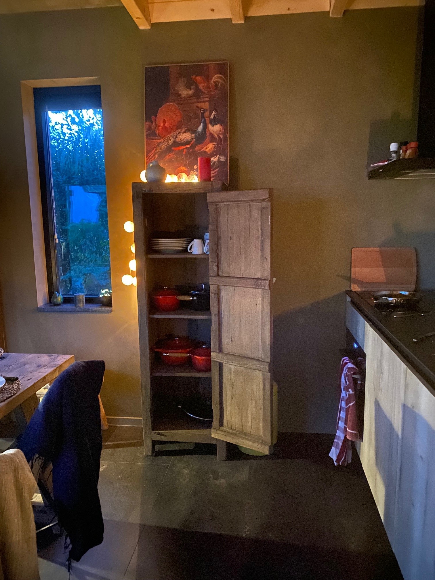 Rene Houtman Badkamerkast Barrano 50x39x161 cm 1 deur 3 plank