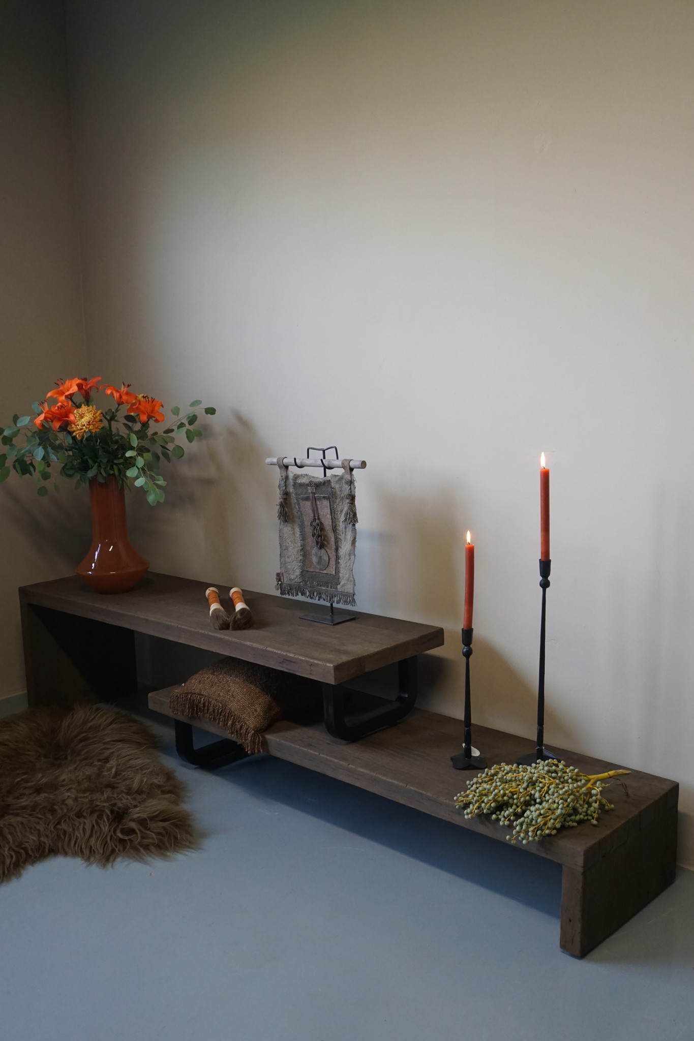 Rene Houtman TV-Meubel Dero 2-delig Verouderd Hout L160 cm