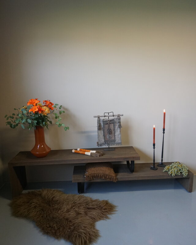 Rene Houtman TV-Meubel Dero 2-delig Verouderd Hout L160 cm