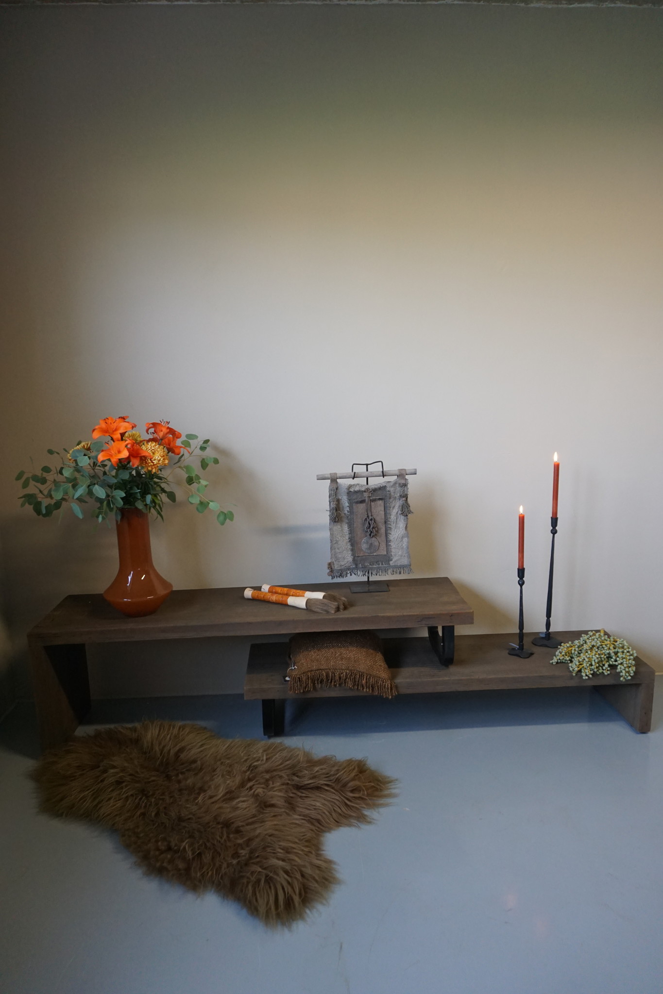 Rene Houtman TV-Meubel Dero 2-delig Verouderd Hout L160 cm