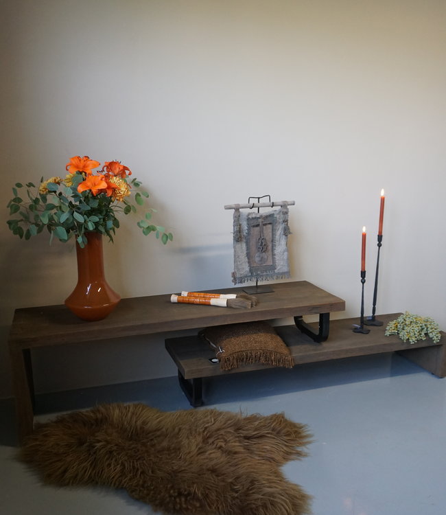 Rene Houtman TV-Meubel Dero 2-delig Verouderd Hout L160 cm