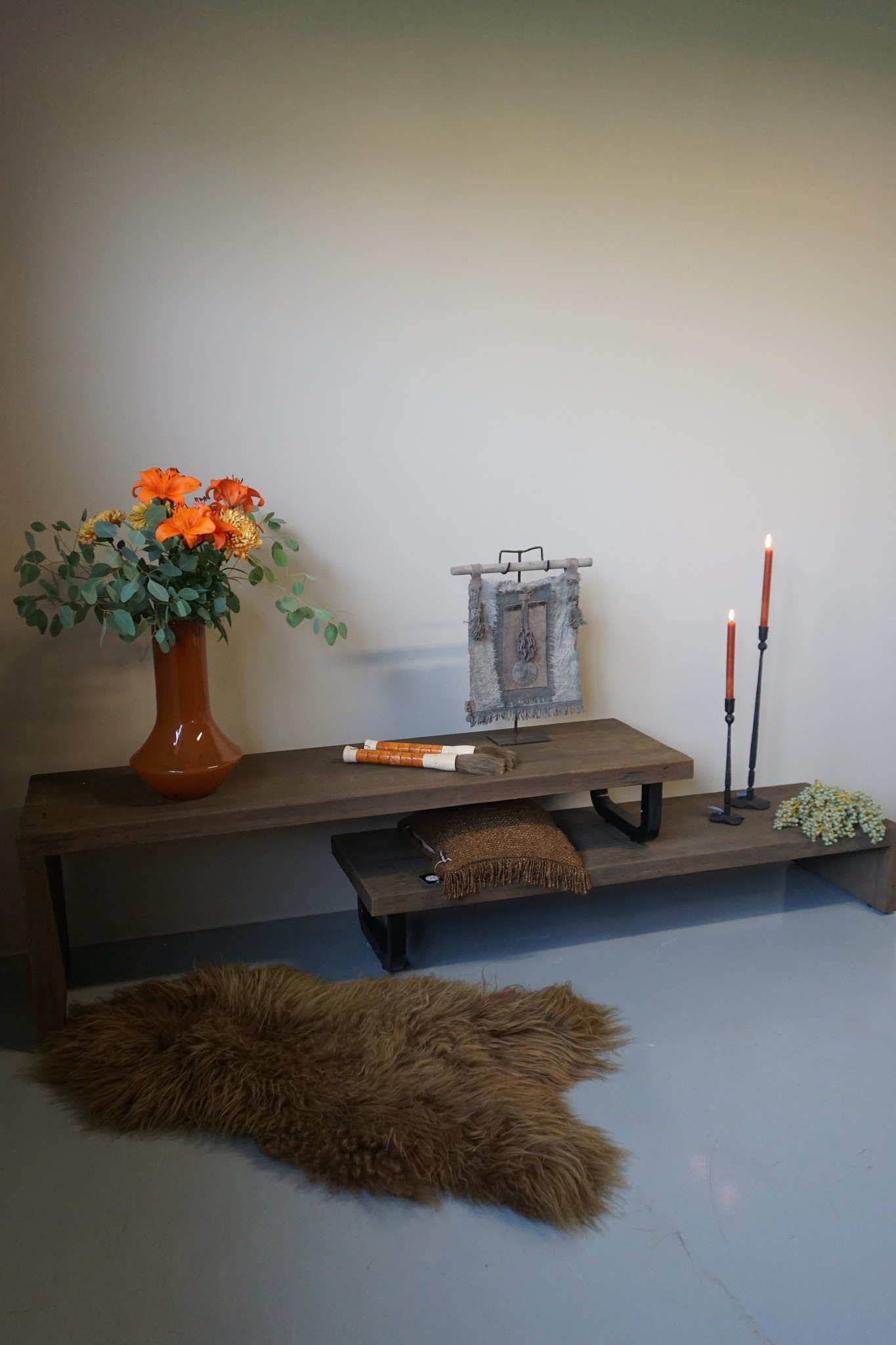 Rene Houtman TV-Meubel Dero 2-delig Verouderd Hout L160 cm