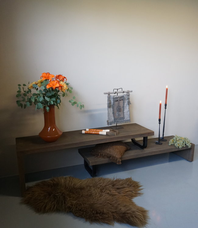 Rene Houtman TV-Meubel Dero 2-delig Verouderd Hout L160 cm