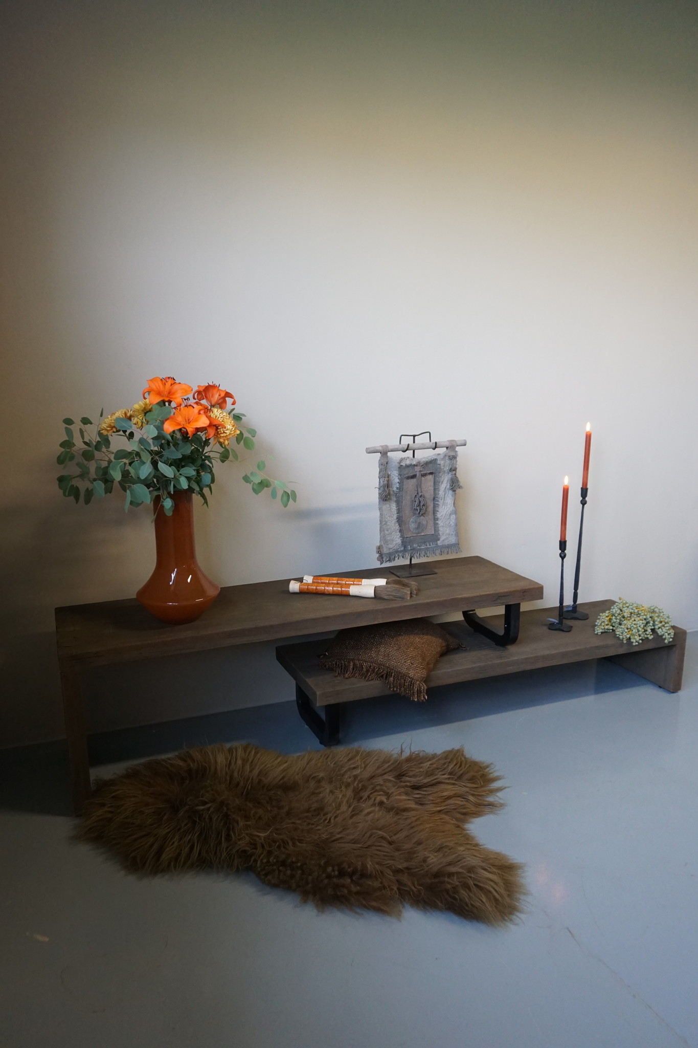 Rene Houtman TV-Meubel Dero 2-delig Verouderd Hout L160 cm