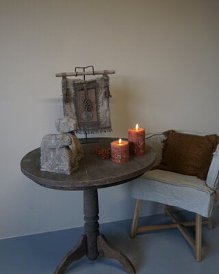 Rene Houtman Wijntafel Bijzettafel Oud Hout L75xB80 Teak