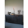 Sidetable/Dressoir Zwart L180xD46xH90 cm 4-deurs