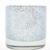Cilinder Vaas | Dik Lichtblauw met Bubbels | H10xD10 cm