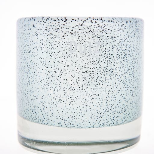 DutZ Cilinder Vaas | Dik Lichtblauw met Bubbels | H10xD10 cm