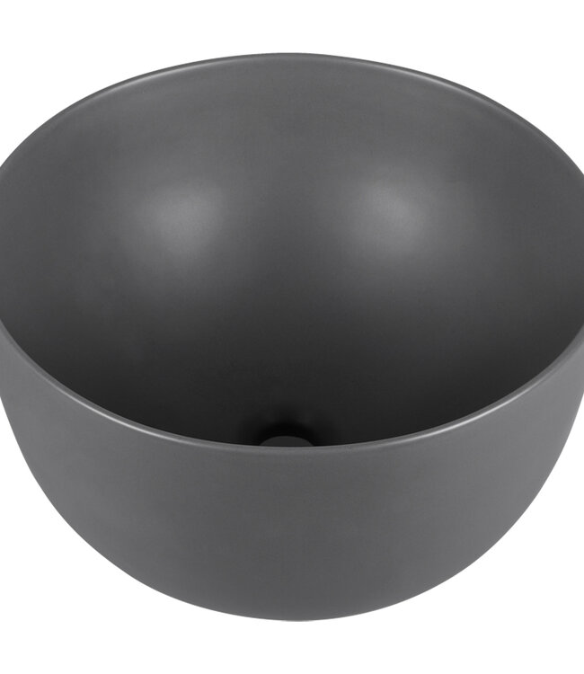 Differnz Differnz Tulip Opbouw Waskom | Diameter 40 cm | Mat Donkergrijs